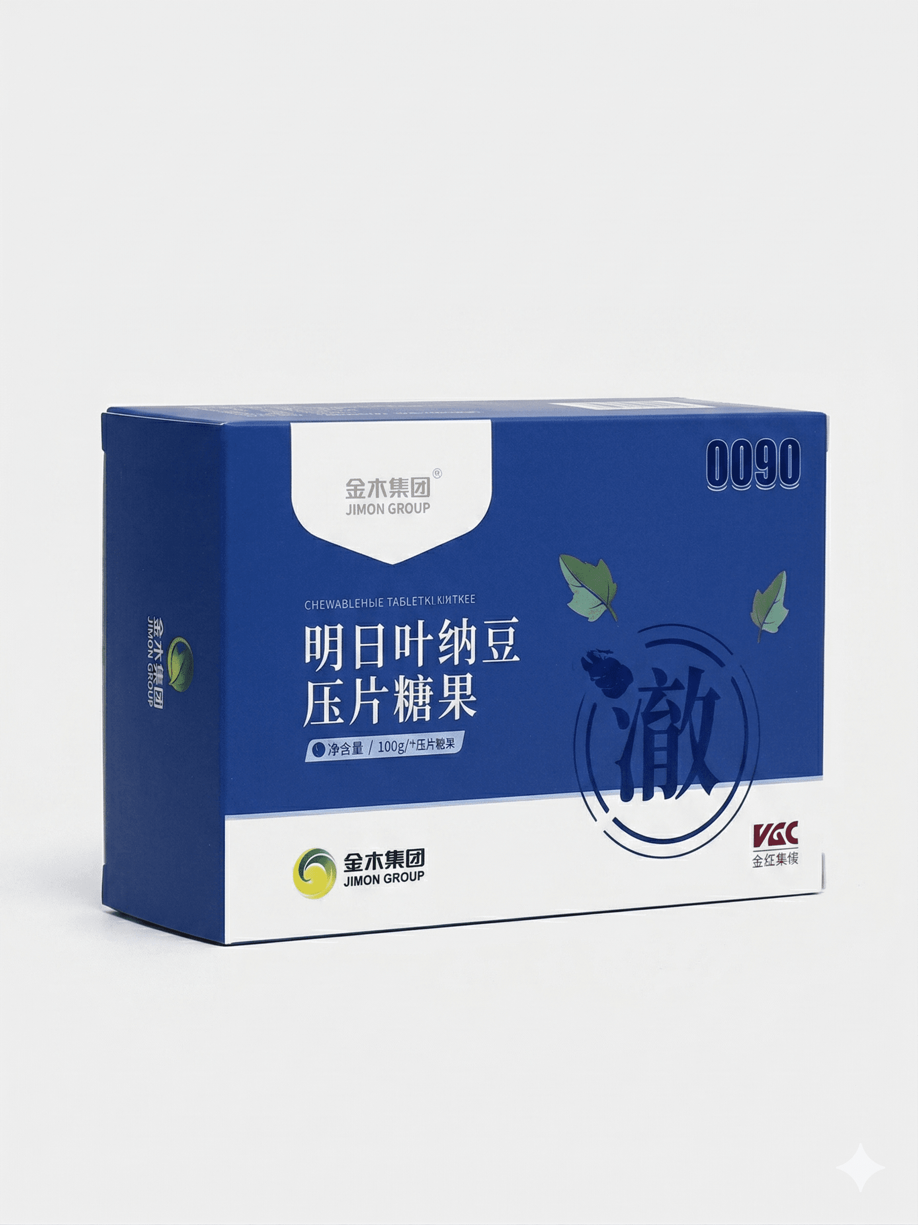 Ашитаба және натто қосылған шайнайтын таблеткалар